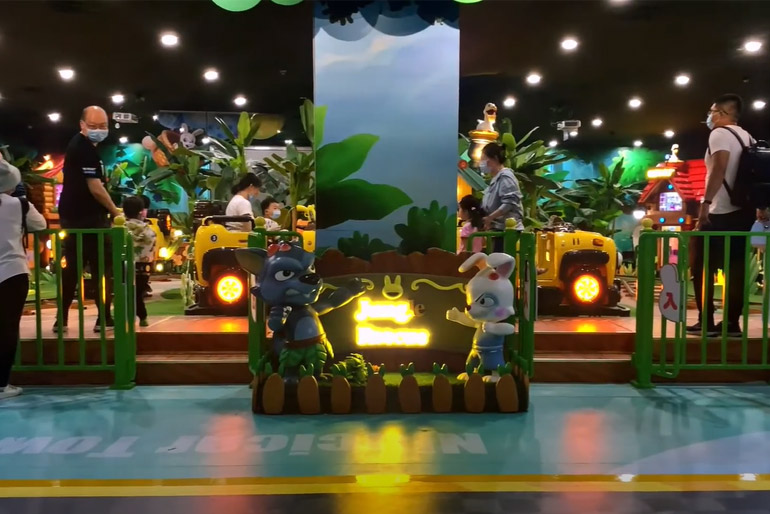 C&Q Amusement Jungle Rescue--Kids Rides Amusement Equipment A Twin Product With Jungle Safari