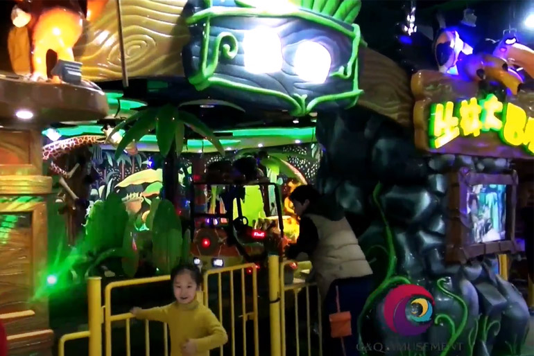 C&Q Amusement Jungle Safari Theme Park Kid Shooting Rides