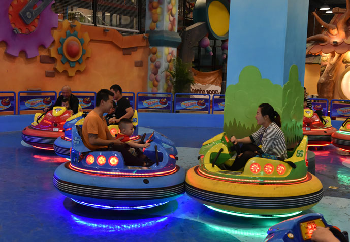 little kid bumper cars